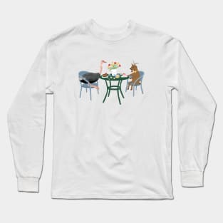 Animals' Tea Party Long Sleeve T-Shirt